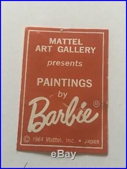 RARE Vintage BARBIE MODERN ART GALLERY Show FLYER Program ORIGINAL 1625 Japan