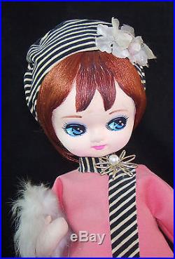 RARE Vintage DDD Tagged Big Eye Mod 17 Dream Doll by Dakin Dog 1960's Japan