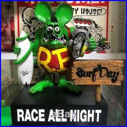 RAT FINK figure Used Surf All Day Race All Night Limited Rare Vintage Doll Japan