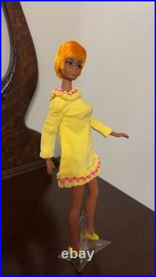 READ Vintage Barbie TNT Julia 1966 Mattel Blonde Japan Twist Turn Color Magic
