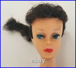 Rare 1958 Barbie Doll (Japan) Heel Brunette Ponytail Pats Pend