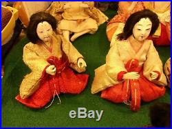 Rare Lot Of 15 Vtg Antique Japanese Hina Matsuri Dolls & Extras (+ Papers)