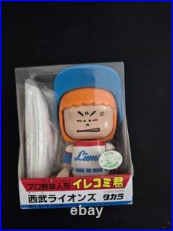 Rare New in Box Takara Pro Baseball Doll Irekomi Kun Seibu Lions 1985 Vintage