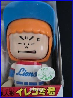 Rare New in Box Takara Pro Baseball Doll Irekomi Kun Seibu Lions 1985 Vintage