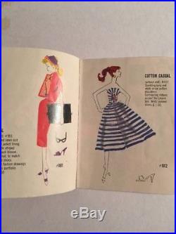 Rare Vintage 1959 Barbie Fashion Booklet Book Catalog Japan Nice Condition