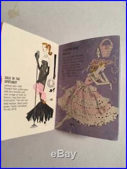 Rare Vintage 1959 Barbie Fashion Booklet Book Catalog Japan Nice Condition