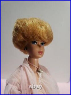 Rare Vintage 1960's bubble cut Titian Red Hair Barbie withnight grown and robe
