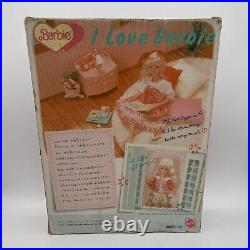 Rare Vintage 1990 Bandai I Love Barbie Fashion Doll Red White Japan