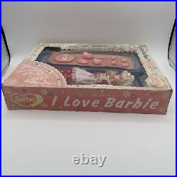 Rare Vintage 1990 Bandai I Love Barbie Fashion Doll Red White Japan