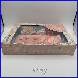 Rare Vintage 1990 Bandai I Love Barbie Fashion Doll Red White Japan