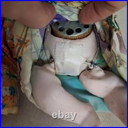 Rare Vintage Gofun Ichimatsu Dolls 1940s Japanese Silk Kimonos
