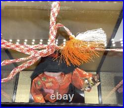 Rare Vintage Japanese Geisha Doll in Original Glass Case