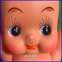 Rare Vintage Kewpie Soft Vinyl Doll with Green Wings 55cm Collector's Item