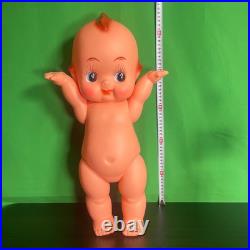 Rare Vintage Kewpie Soft Vinyl Doll with Green Wings 55cm Collector's Item