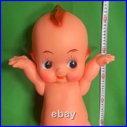 Rare Vintage Kewpie Soft Vinyl Doll with Green Wings 55cm Collector's Item