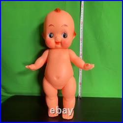 Rare Vintage Kewpie Soft Vinyl Doll with Green Wings 55cm Collector's Item