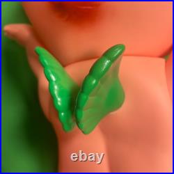 Rare Vintage Kewpie Soft Vinyl Doll with Green Wings 55cm Collector's Item
