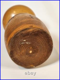 Rare Vintage Sosaku Kokeshi by Hiroe Fukushima Japan Handmade Wooden Doll 1970s