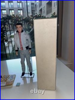 Rare Vintage T. M. 1960 Barbie Boyfriend Brown Flocked Hair Ken Doll # 750