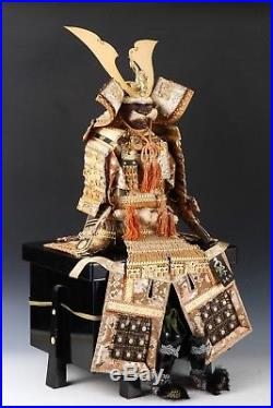 Real Vintage Japanese Samurai Figure Doll -Uehara Product-