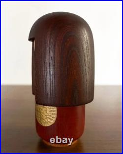 SEKIGUCHI SANSAKU KOKESHI Doll Vintage Rare Wooden Gold Japanese Craft Doll