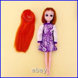 SHIBA VTG Japan Sarasara Hair Rainbow Nana-Chan Doll