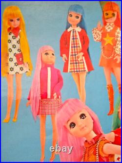 SHIBA VTG Japan Sarasara Hair Rainbow Nana-Chan Doll