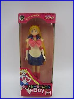 Sailor Moon Henshin! Usagi Tsukino Soft Vinyl Figure Doll Bandai Japan Vintage