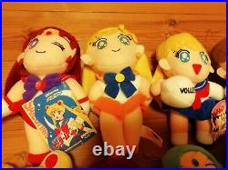 Sailor Moon Plush Doll Lot Of 11 Set Vintage Rare Japan Limited Collection 16