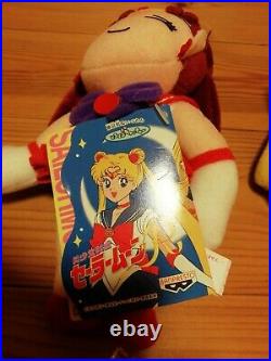 Sailor Moon Plush Doll Lot Of 11 Set Vintage Rare Japan Limited Collection 16