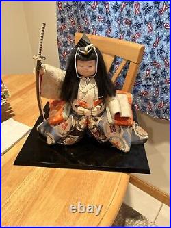 Samurai Doll figure May Boy's Festival Japanese vintage