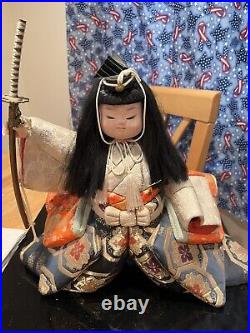 Samurai Doll figure May Boy's Festival Japanese vintage