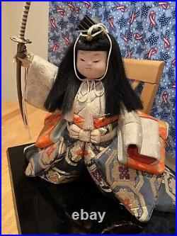 Samurai Doll figure May Boy's Festival Japanese vintage