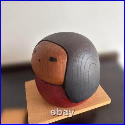 Sanpei Yamanaka Mukashibanashi Japanese Creative Kokeshi Doll Wood Base