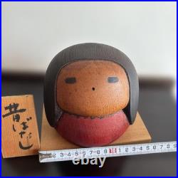 Sanpei Yamanaka Mukashibanashi Japanese Creative Kokeshi Doll Wood Base