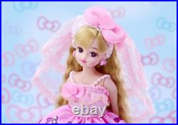 Sanrio Hello Kitty x Licca-chan LD-13 Wedding Dress Doll TAKARA TOMY Japan NEW