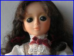 Sekiguchi Printemps Doll Vintage Rare 1970's Spooky Eyes 18 made in Japan Nice