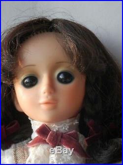 Sekiguchi Printemps Doll Vintage Rare 1970's Spooky Eyes 18 made in Japan Nice