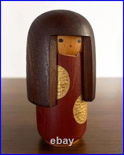 Sekiguchi Sansaku Kokeshi Doll Vintage Rare Wooden Japanese Craft Doll