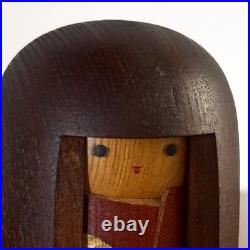 Sekiguchi Sansaku Kokeshi Doll Vintage Rare Wooden Japanese Craft Doll