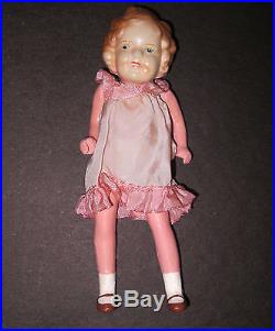 Shirley Temple 1930's Rare Vintage Antique 6.5 Japan Japanese Composition Doll