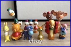 Showa Retro Vintage Disney Character Manga Kokeshi Dolls 13 Figures Japan F/S