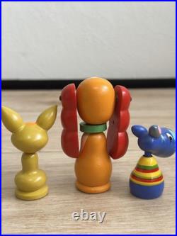 Showa Retro Vintage Disney Character Manga Kokeshi Dolls 13 Figures Japan F/S