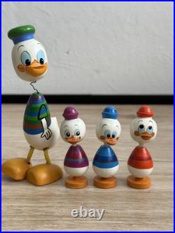 Showa Retro Vintage Disney Character Manga Kokeshi Dolls 13 Figures Japan F/S