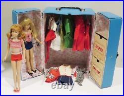 Skipper Scooter Vintage TNT 1960 Barbie Dolls Original Clothing & Case