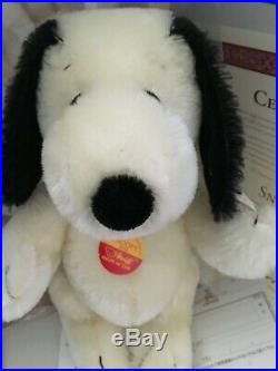 Steiff Peanuts Collection Snoopy Japan exclusive LE 1500 year 1998