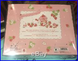 Strawberry Shortcake RARE Sanrio Hello kitty Japan MIP LARGE Plush Set 2017 MIB