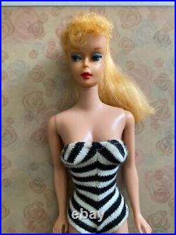 Stunning1960's Vintage #4/5 All Original Blonde Ponytail Barbie Doll Japan