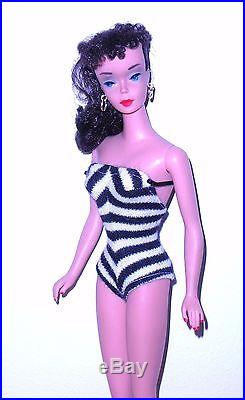 Stunning Vintage 1960 Brunette Ponytail Barbie TM Model 850 Japan Mint