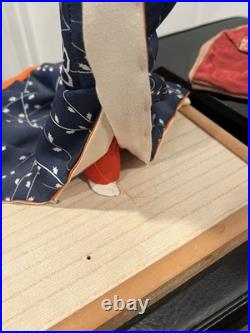 TWO Vintage Japanese Geisha Doll Traditional Style Sukiyo Dolls